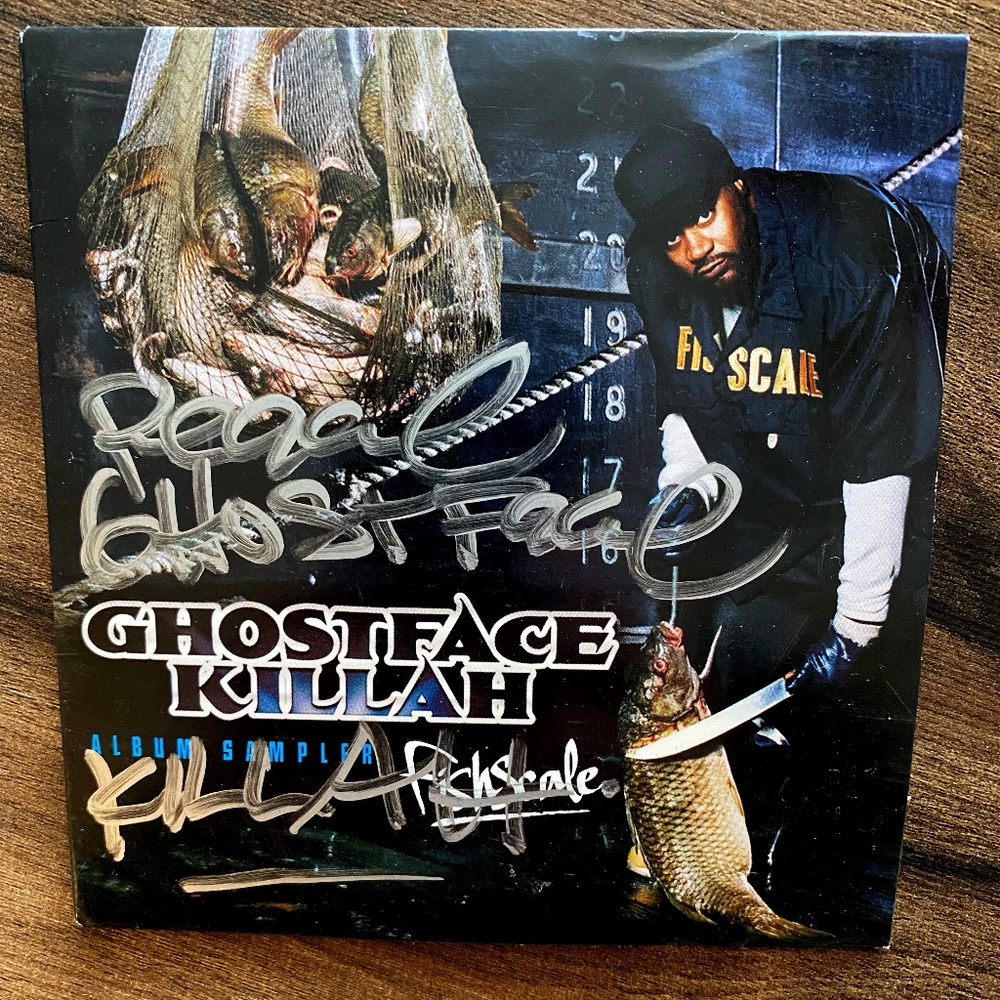 "Rare" Ghostface Killah Autographed CD Sampler